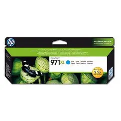 خرطوشة الحبر الأصلية من HP 970XL باللون الأزرق السماوي ذات الكفاءة العالية (CN626AE)