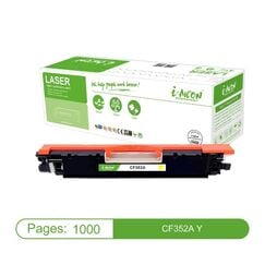 اي-ايكون حبر ليزر اصفر متوافق مع (HP CF352A|130A / CE312A|126A / Canon 129/329/729)