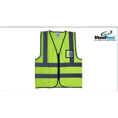 Safety zoon, Reflective Fabric Vest - VAULTEX Yellow 116 GSM