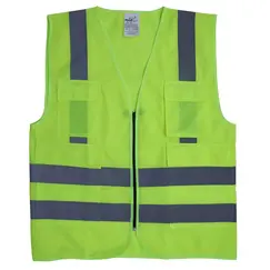 Safety zoon, Reflective Fabric Vest - VAULTEX Yellow 120 GSM