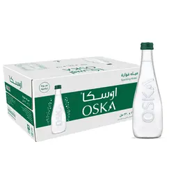مياه اوسكا فوارة 330 مل زجاج (1 كرتون × 24عبوة)