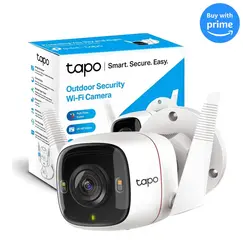 كاميرا مراقبة خارجية TAPO بدقة 2K QHD مع رؤية ليلية وكشف الحركة- (C320WS)