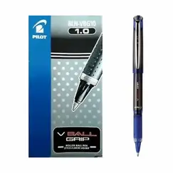 PILOT V Ball Grip 10 Pen 1mm Blue (12 pcs/box)