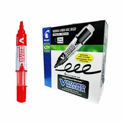 PILOT V Board Master Pen Red (12 pcs/box)