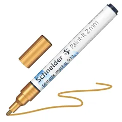 SCHNEIDER  Paint-It 011 Metallic Marker  2mm Gold Metallic 5 pcs/box