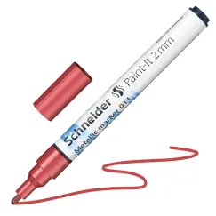SCHNEIDER  Paint-It 011 Metallic Marker  2mm Red Metallic 5 pcs/box