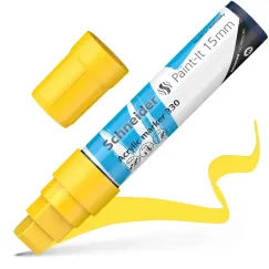 شنايدر بينت-إت 330 اكريلك ماركر 15mm أصفر  (5 حبة/علبة)