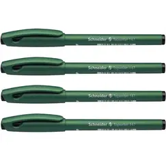 شنايدر توب رايتر 147 قلم فايبر 0.6mm أسود  (10 حبة/علبة)