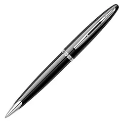 WATERMAN Carene Ballpoint Pen Black Chrome Trim