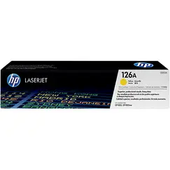 خرطوشة حبر ليزر صفراء أصلية HP 126A (CE312A)