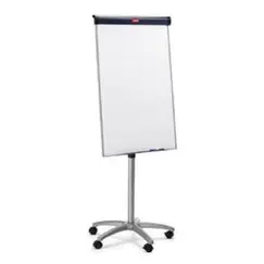 سبورات، سمبا، سبورة فليب تشارت، (60×90سم)، قاعدة عجلات، بيضاء