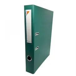 Green Plastic 50mm A4 Box File, Lever Arch File, and 2-Ring Binder Set