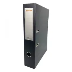 Box File, MINTRA, Lever Arch File, 2-Ring Binder, Cardboard, 70mm, A4, Black