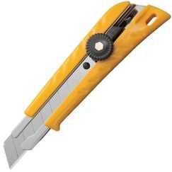 OLFA L-1 18mm Heavy-Duty Cutter Knife - Precision Utility Knife with Ratchet Lock