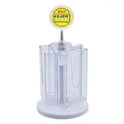 ادوات تنظيم المكتب، كيجا، حامل المنشورات او المطبوعات دوار 281، 3 فتحة، الحجم: 210× 99 مم، بلاستيك، شفاف