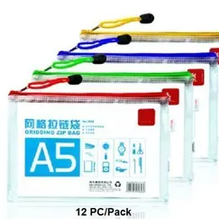 Documents Covers, KOBEST, Documents Bags, A5, Assorted Color, 12 PC/Pack