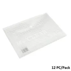 Documents Covers, My Clear Bag, Documents Bags, A4, White, 12 PC/Pack