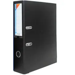 Black Plastic A4 70mm 2-Ring Binder: Lever Arch & Box File Combo