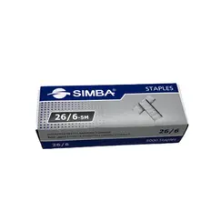 Stapler, Pins SIMBA No. 26/6  - 5000 High-Quality Pins