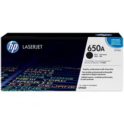 خرطوشة الحبر السوداء الأصلية HP 650A LaserJet (CE270A)