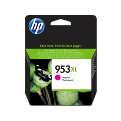 خرطوشة الحبر الأصلية HP 953XL عالية الإنتاجية اللون الارجواني (F6U17AE)