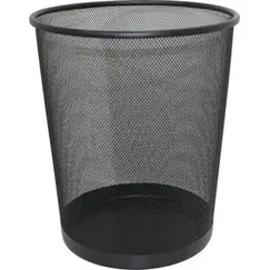 سلة مهملات شبكي اسود