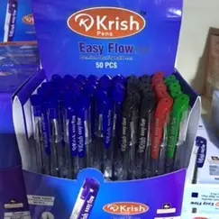 Pen, KRISH, Ball Pen, 0.7mm, 4 colors, Box (50pc)