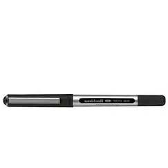قلم، يوني-بول، UB-150 اي ميكرو، 0.5مم، رولربول، بغطاء، اسود، 1 حبة