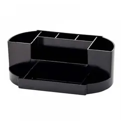 حامل ومنظم أدوات واقلام مكتبية مترو اسود