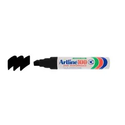 Permanent Marker, ARTLINE 100, Chisel Nip, Black