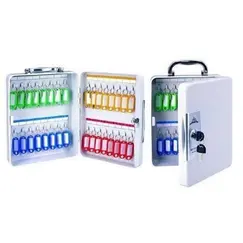 ادوات تنظيم التخزين، جليسي، خزينة مفاتيح رقم:8602، 32 مفتاح، قفل بمفتاح