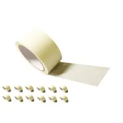 شطرطون، سمبا، شطرطون تغليف، 2 بوصة (5.08 سم)، 40 ياردة (36.5 م)، ابيض، 12 حبة/ علبة