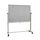 Magnetic Whiteboard, (90x150cm),  with Wheels, White
