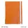 ملف عرض التقارير، ماس، ملف تقارير وجه شفاف، بلاستيك، A4، برتقالي، 50 حبة/ علبة
