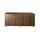 Cabinet 4 Doors Wooden Storage Brown - 75 cm H Cabinet 4 Doors Wooden Storage Brown - 75 cm H
