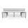 Workstation 4-Person - White 290cm
