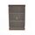 Cabinet Brown 2 Clear Glass Doors 125cm H.