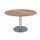 Round Conference Table Brown 120cm.