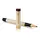 PARKER Duofold Fine Rollerball Pen Classic Ivory and Black Gold Trim