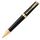 ​PARKER Ingenuity Medium Ballpoint Pen Black Gold Trim Black Ink​