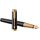 PARKER Ingenuity Medium Fountain Pen Black Gold Trim Black Ink