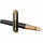 PARKER Ingenuity Medium Fountain Pen Black Gold Trim Black Ink