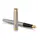PARKER Sonnet Medium Fountain Pen Stainless Steel Gold Trim