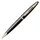 WATERMAN Carene Ballpoint Pen Black Gold Trim