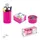 Desk Organizer, ARK, Office 4 Set, 4 PCs, Plastic, Pink