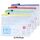 Documents Covers, KOBEST, Documents Bags, A4, Assorted Color, 12 PC/Pack