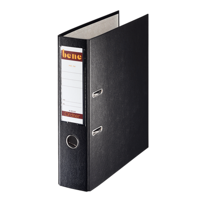 Black A4 Box File, BENE Lever Arch & 2-Ring Binder | Organize with Box Files & Labels