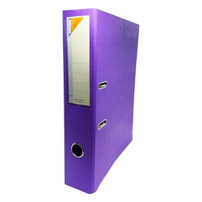Purple Plastic A4 70mm 2-Ring Binder: Organize Your Documents with MINTRA Box Files & Labels