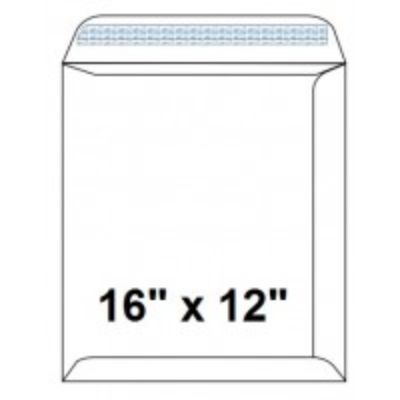 Envelope, SIMAB, White Envelope Pocket, 120 GSM, 16" x 12" (406 X 305 mm), 25 PC/Pack