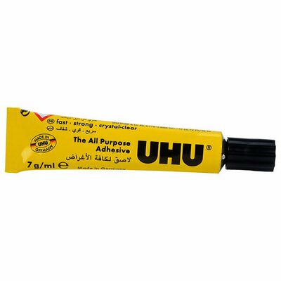 Glue, UHU, All Purpose Adhesive, 7 ML